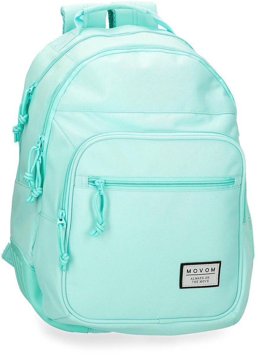 MOVOM Rugzak - Rugtas - School - Meisjes - Boekentas - Laptop - Waterdicht - 22 liter - Blauw - Azul