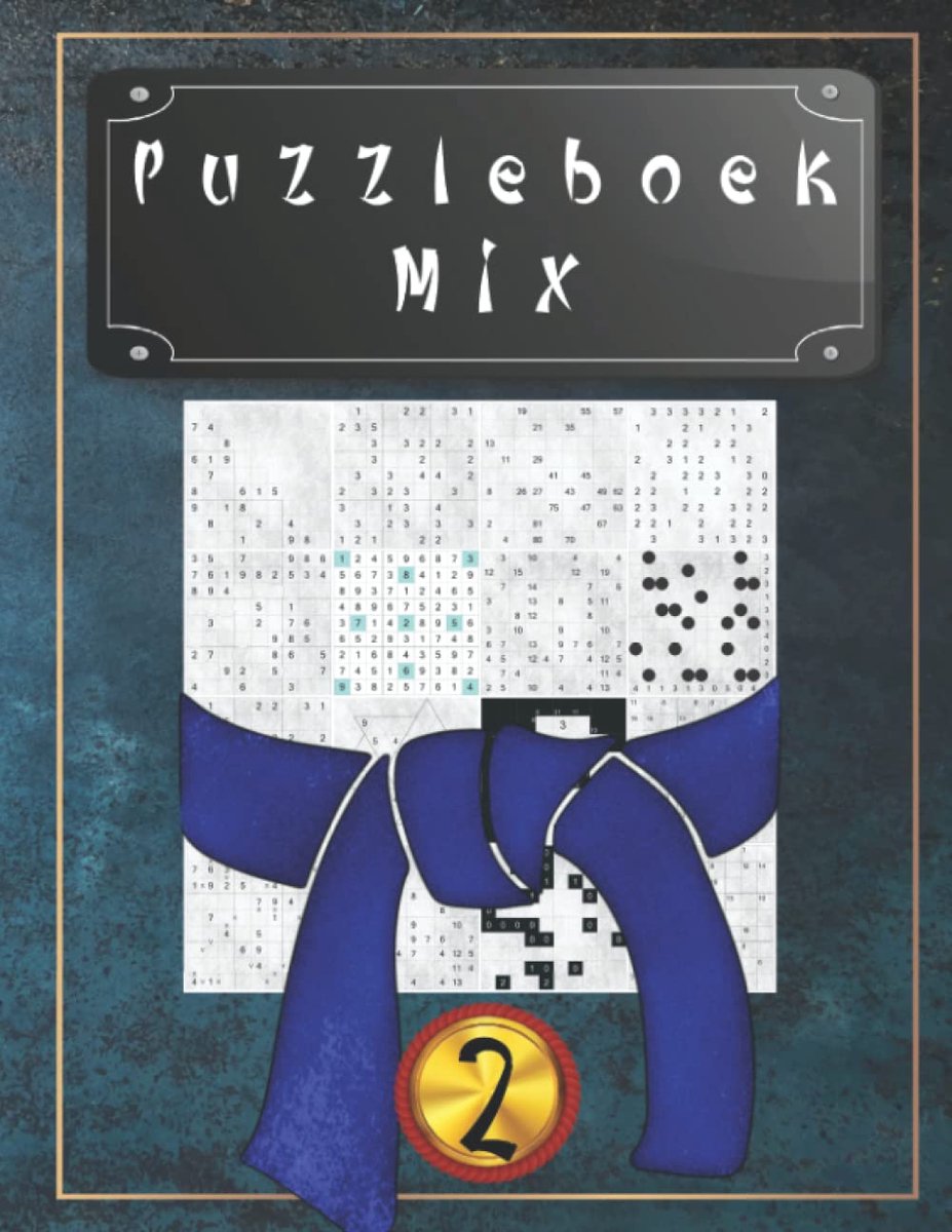 SnelShoppen - Puzzleboek Mix 2: 14 soorten puzzels | 1000 logische puzzels | Moeilijk niveau | Voor beginners tot professionals | Inclusief oplossinge