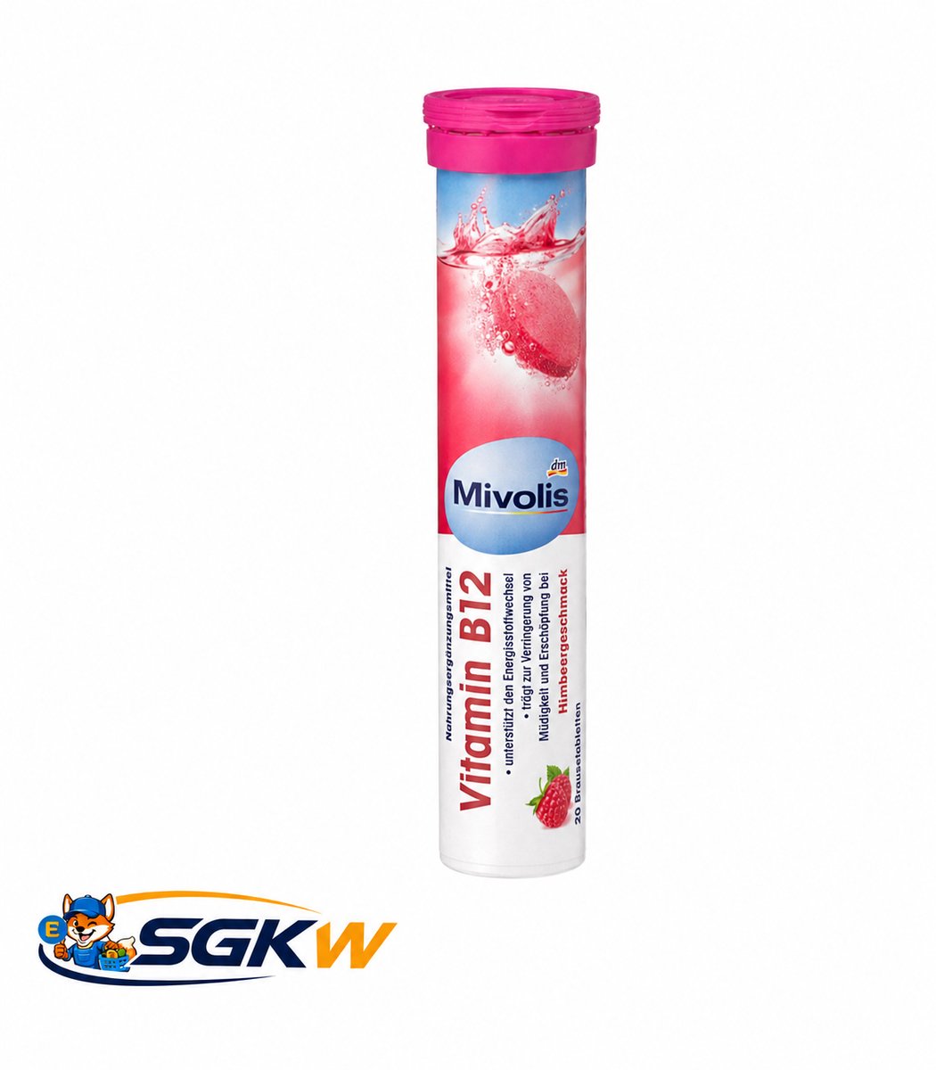 Mivolis Vitamine B12 - Bruistablet - Voedingssupplement - 20 tabletten