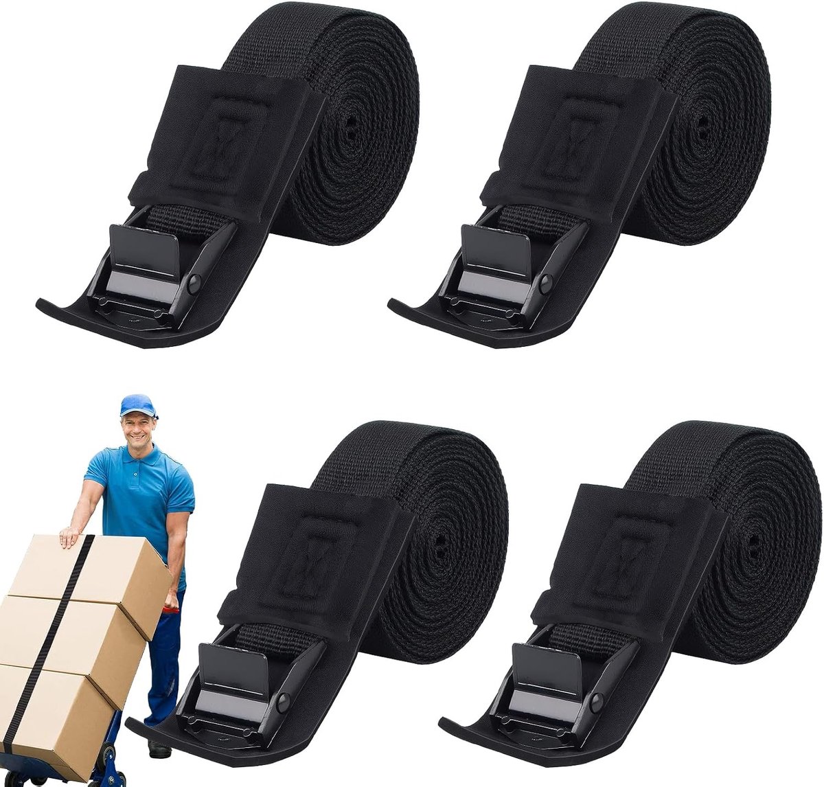 spanband, sjorband (4, 3 m x 25 mm)