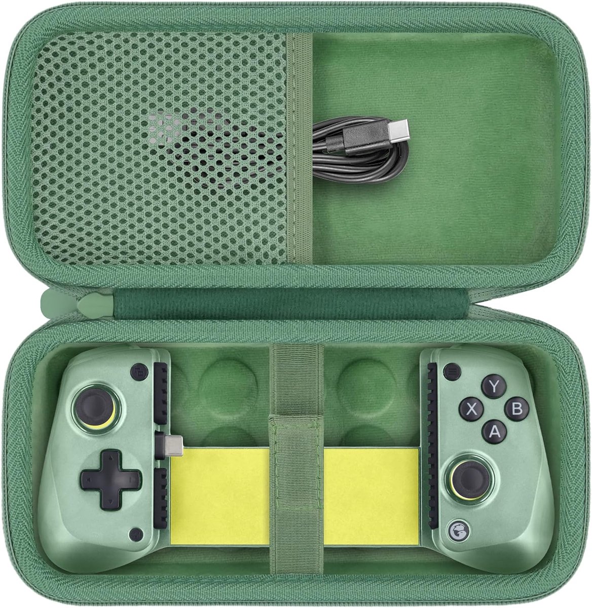 harde beschermhoes voor GameSir X5s/X5 Lite mobiele gamecontroller, groen, alleen hoes [playstation]
