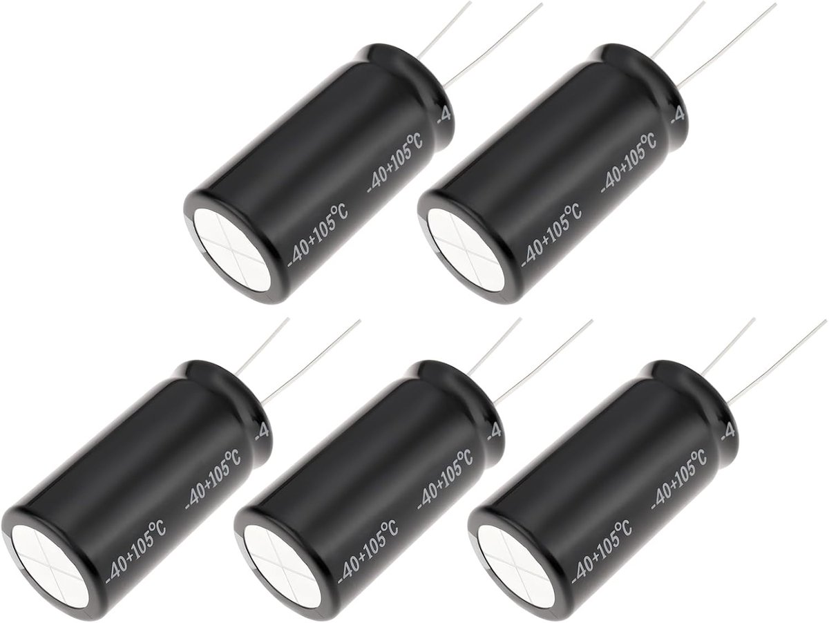 5x Aluminium Elektrolytische Radiale Condensatoren 3300uf 50V -40-105°C voor Communicatie Apparatuur Schakelen Voeding Koelkast 18 * 36mm