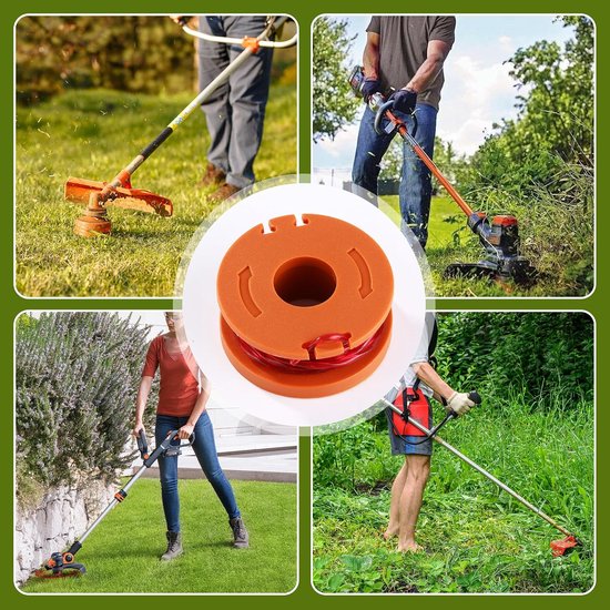 20-delige set voor grasmaaier set Werkt met Worx 20V, Ø1,65mm, 3m grastrimmers — afbeelding 5