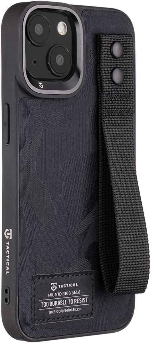 Tactical Drag Strap hoesje - Geschikt voor iPhone 14 Plus - Black