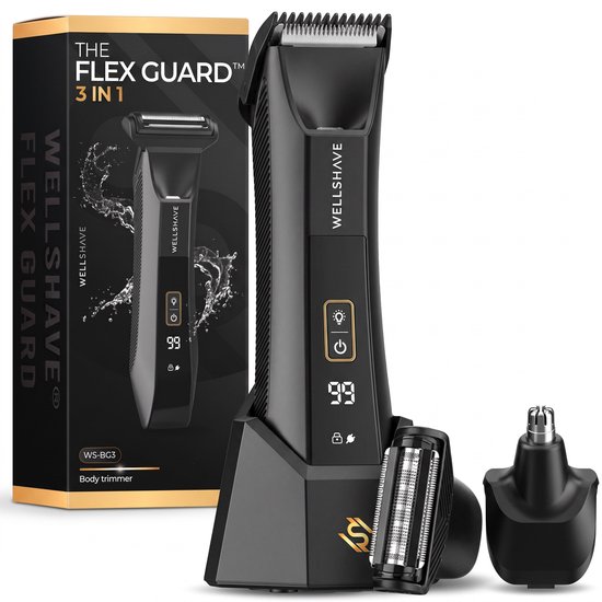 Wellshave 3 in 1 Bodygroomer Mannen Flex Guard