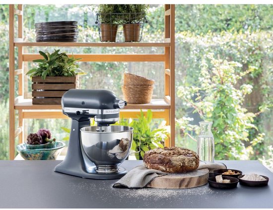 KitchenAid 5K45SBWH - Mengkom - 4,3 L - RVS — afbeelding 4