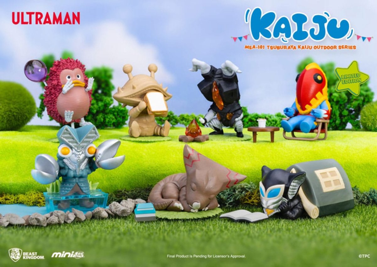 Beast Kingdom Toys Ultraman Mini Egg Attack Outdoor Series Figuur Tsuburaya Kaiju Blind Box (6) 7 cm Mini-Figuur