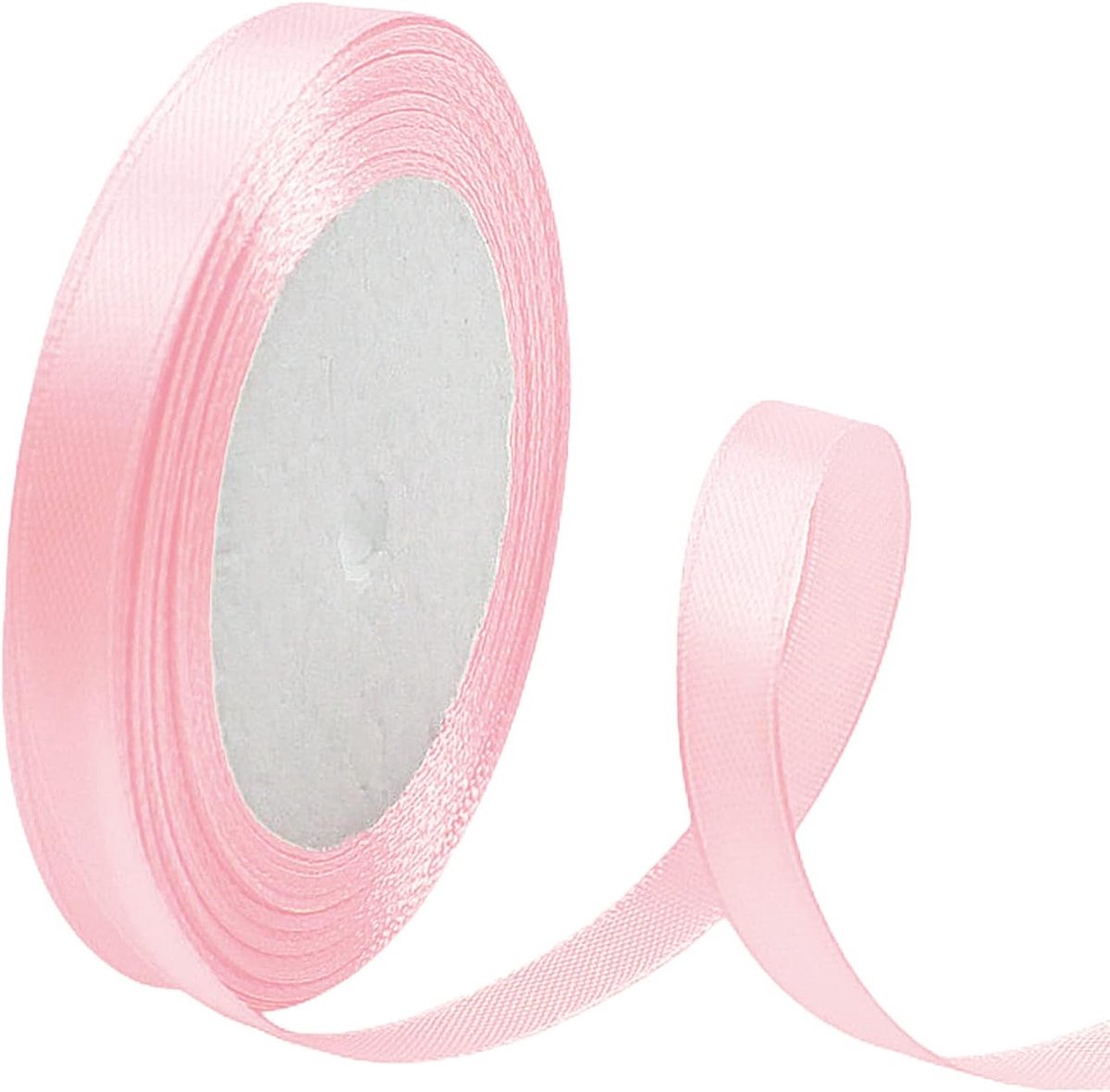 Lint Roze 10mm,22 Meters Satijnen Linten, Decoratie Zijden Linten, Cadeaulint, Autolint,Stoffen Linten van Zijde en Satijn, voor Bruiloft, Feest, Verjaardag,Valentijn Party