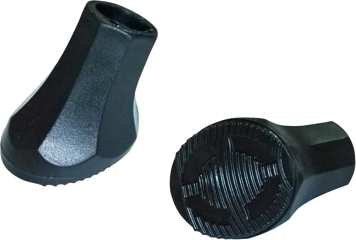 2 stuk plastic doppen voor tweepootstandaard, bipod-standaard, kunststof/rubber voeten, buffers, steunschoenen, verfouwing, afdekking