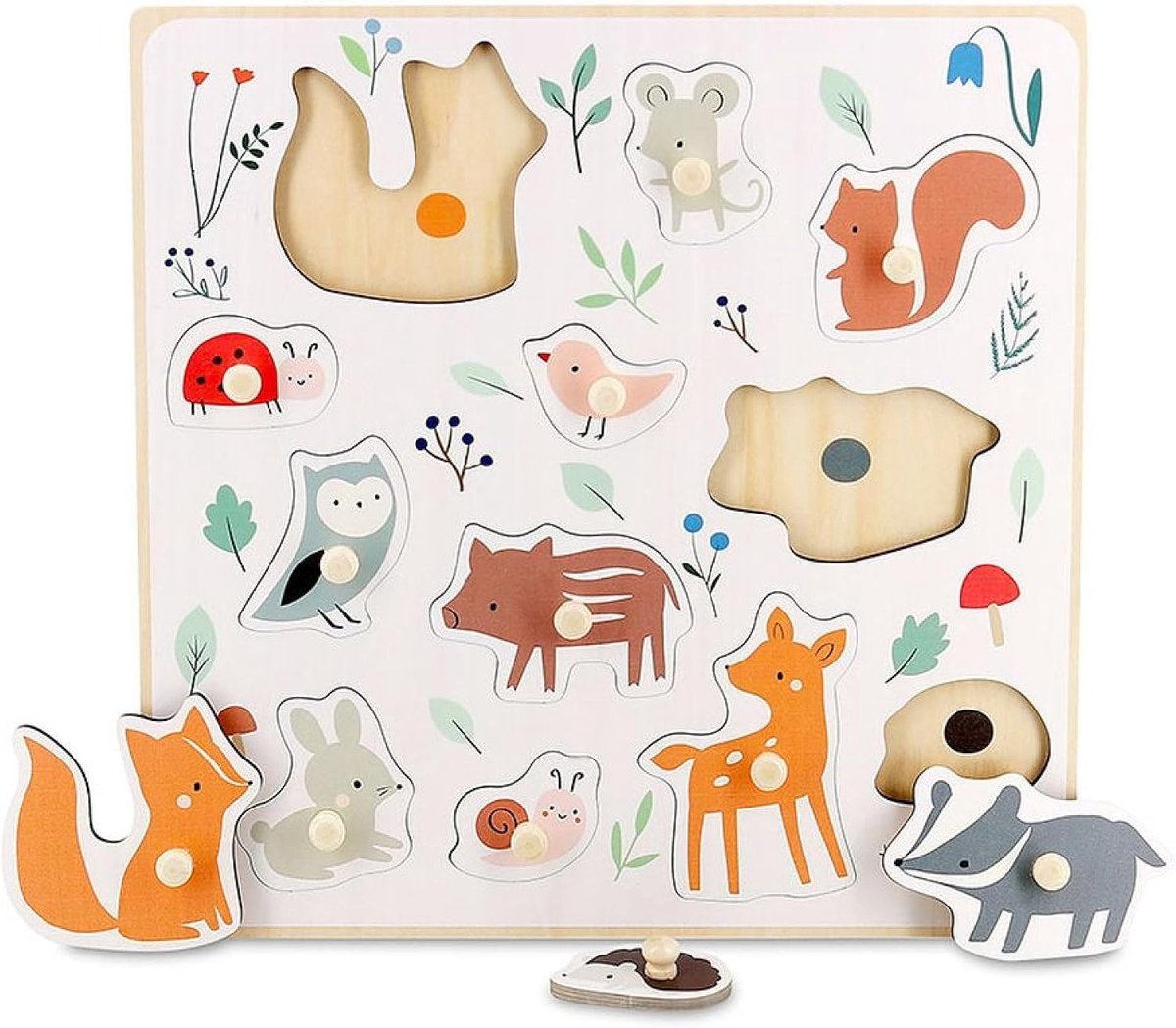 - Inbouw van hout, bosdieren - Sarah Betz, 7100, meerkleurig