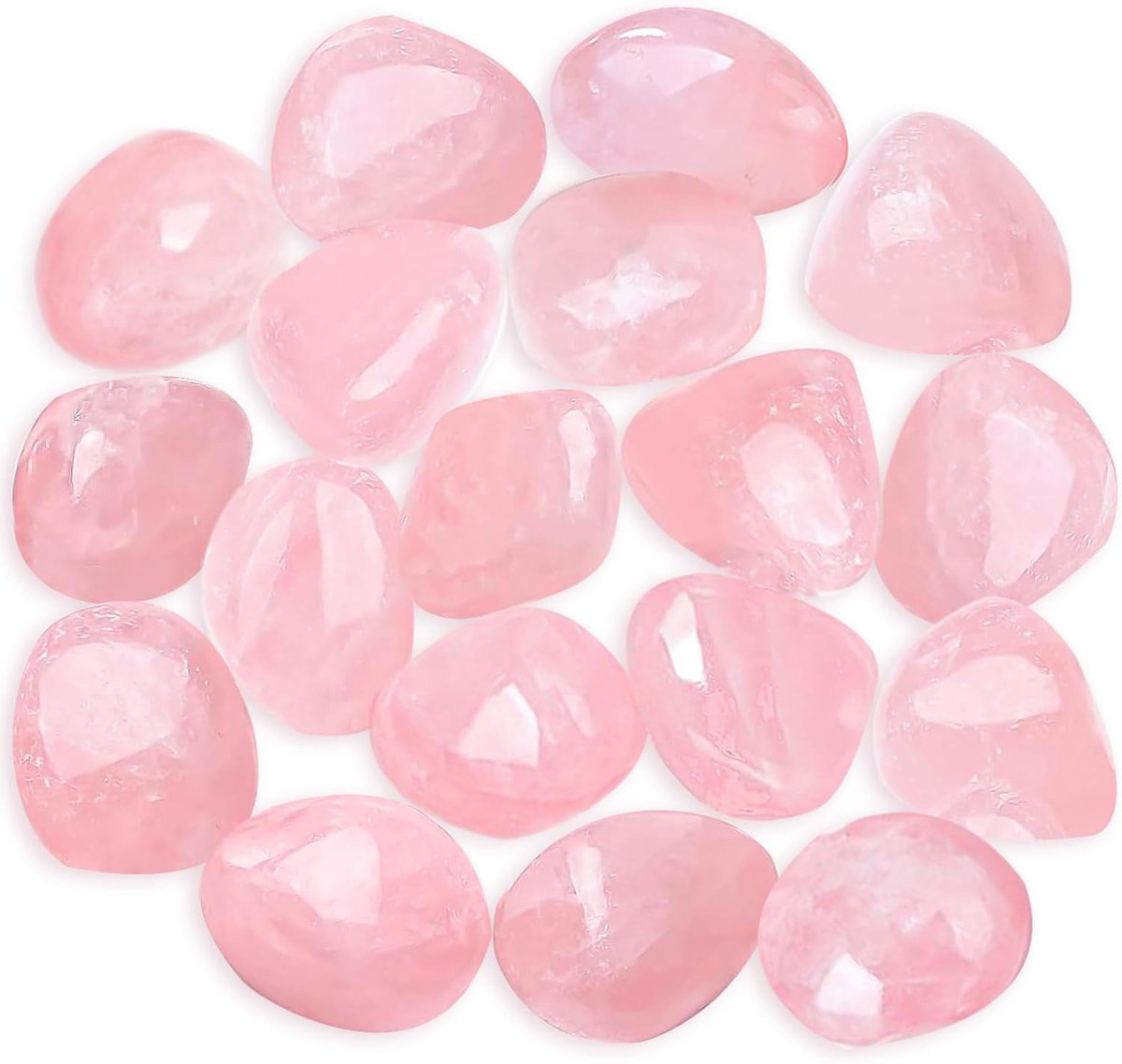 waterstenen voor drinkwater, rozenkwarts-stenen, veelzijdig gebruik als waterstenen voor drinkwater of bronstenen, natuurlijke premium ruwe stenen (100 g)