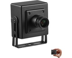 Starlight H.265 HD IP camera 5MP 4mm Lens Mini Full Color Night Beveiliging Metalen binnen camera P2P IP CCTV Zwarte camera (I706-P-FC-HS)