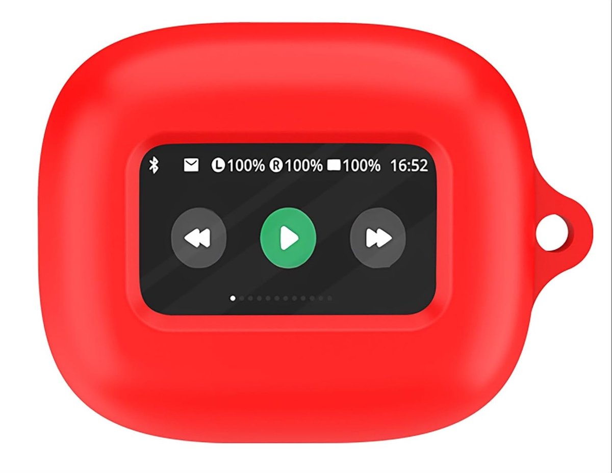 Silicone hoes compatibel met JBL Live Beam 3, ultradunne zachte hoes, slim-fit, anti-val, niet gemakkelijk vuil te worden - rood