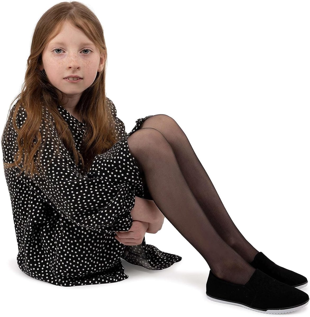 Panty voor meisjes, 20 denier, klassiek, semi-transparant, schoolpoten, zacht, ballet, dans, casual, duurzaam, glad, voor tieners, dagelijkse kousen met vleugels