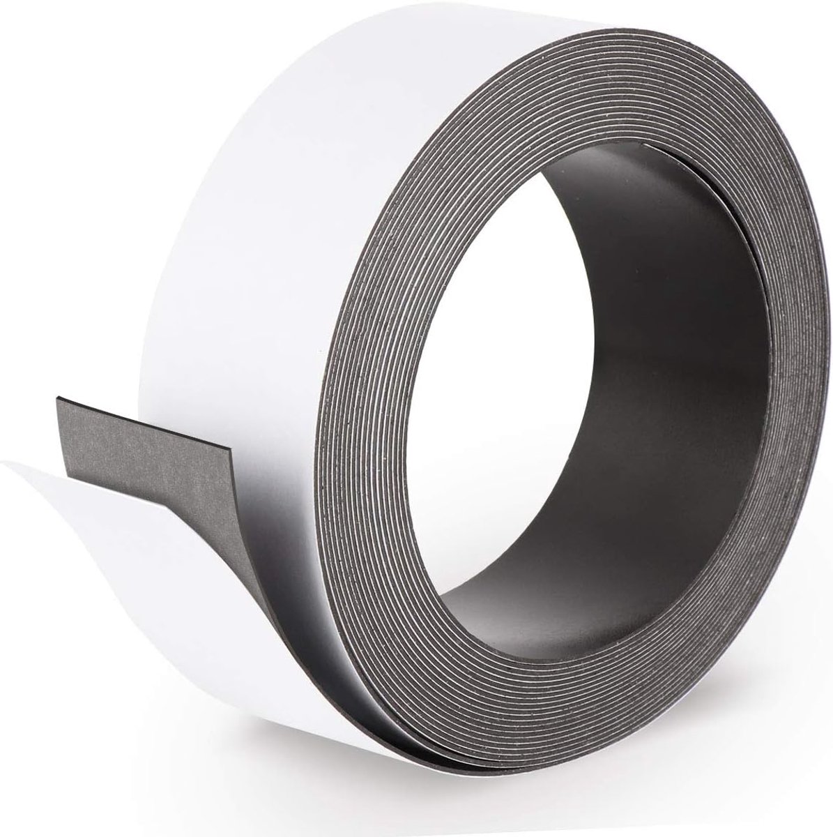 ijzeren band, zelfklevend, 500 x 3,5 cm, magneetband, zelfklevend, op maat te snijden, voor magneten, borden, pictogrammen, presentatiemateriaal, whiteboard