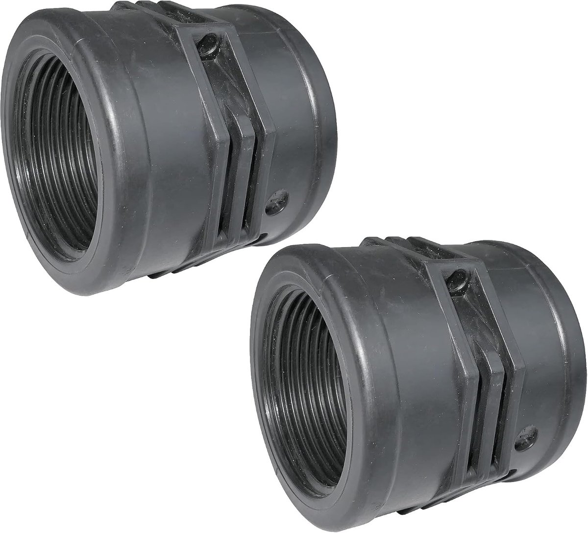 - C52031 - Set van 2 drukhulzen 1 1/4'' binnen/binnen om kunststof in te schroeven PN 10 bar - drukschroefverbinding
