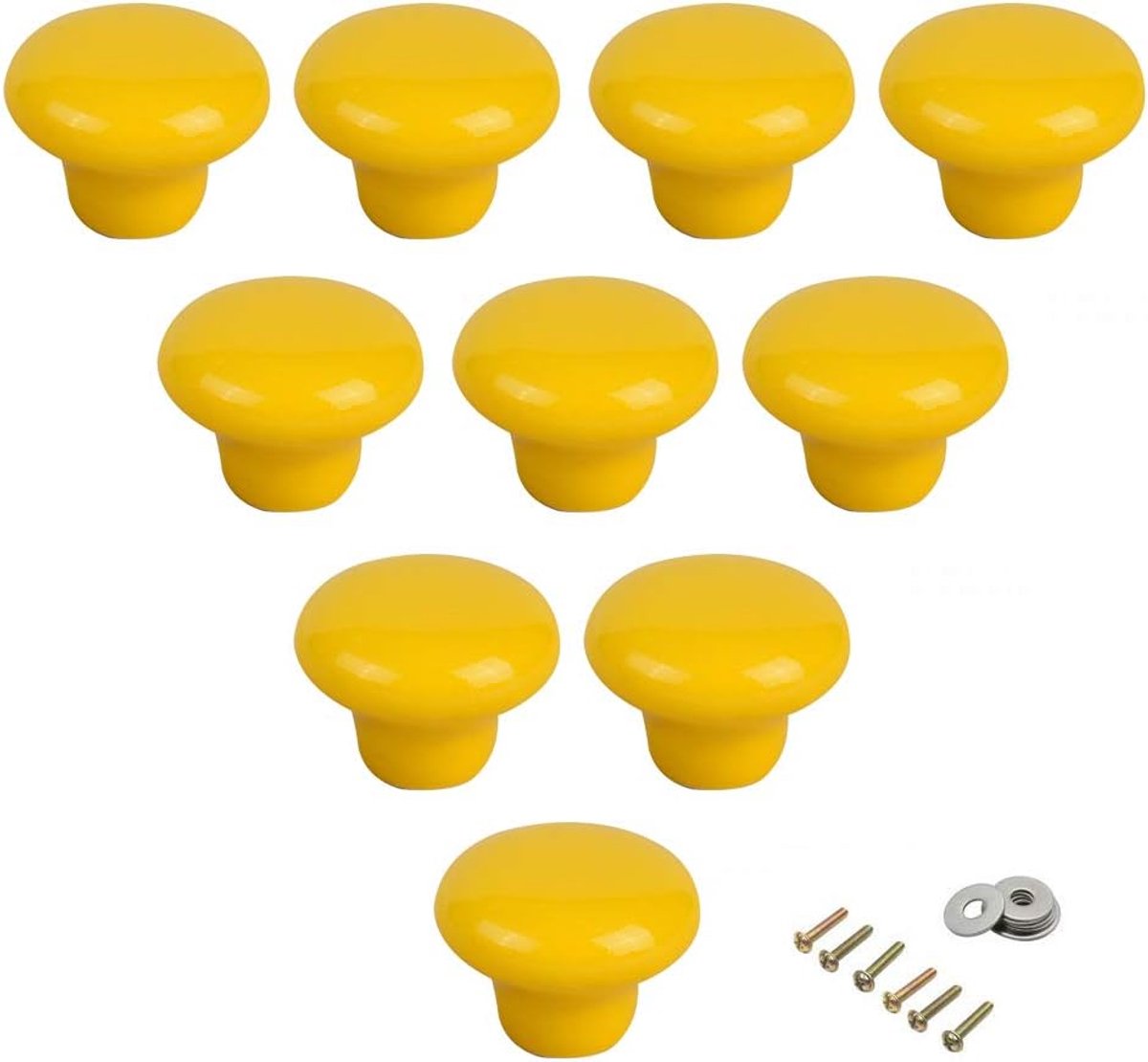 ronde kastgrepen lade trekt ronde deurknoppen voor kinderkamer, slaapkamer, deur, kast, kledingkast, trekken-10 stuks