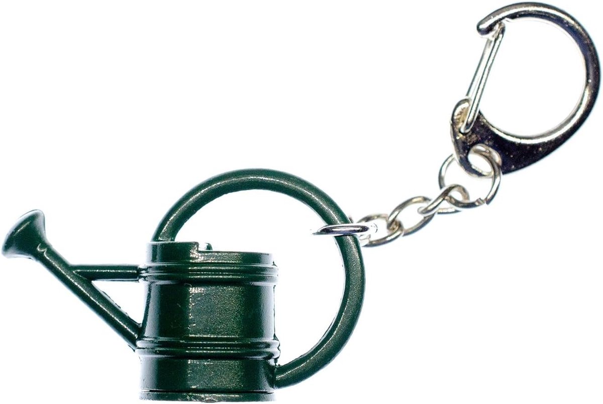 Gieter Sleutelhanger Ketting Huis Tuinman Plant Tuinplanten Groen, 42x36mm, Metaal
