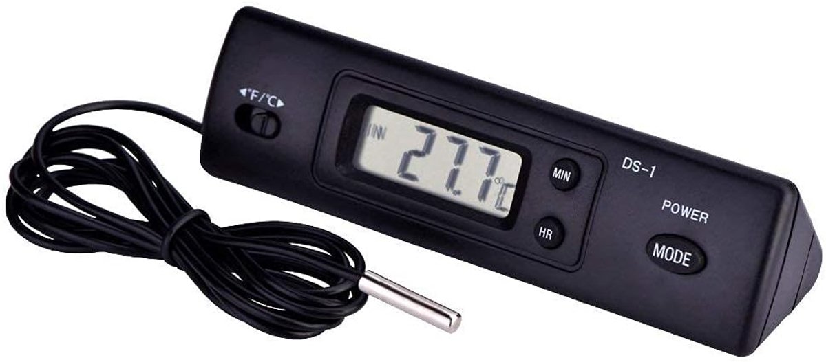 Thermometer Digitale Temperatuurmeter Vloeibare Kristallen LCD Vochtigheid Meting Bedrade Sensor voor Koelkast Aquarium Airconditioner