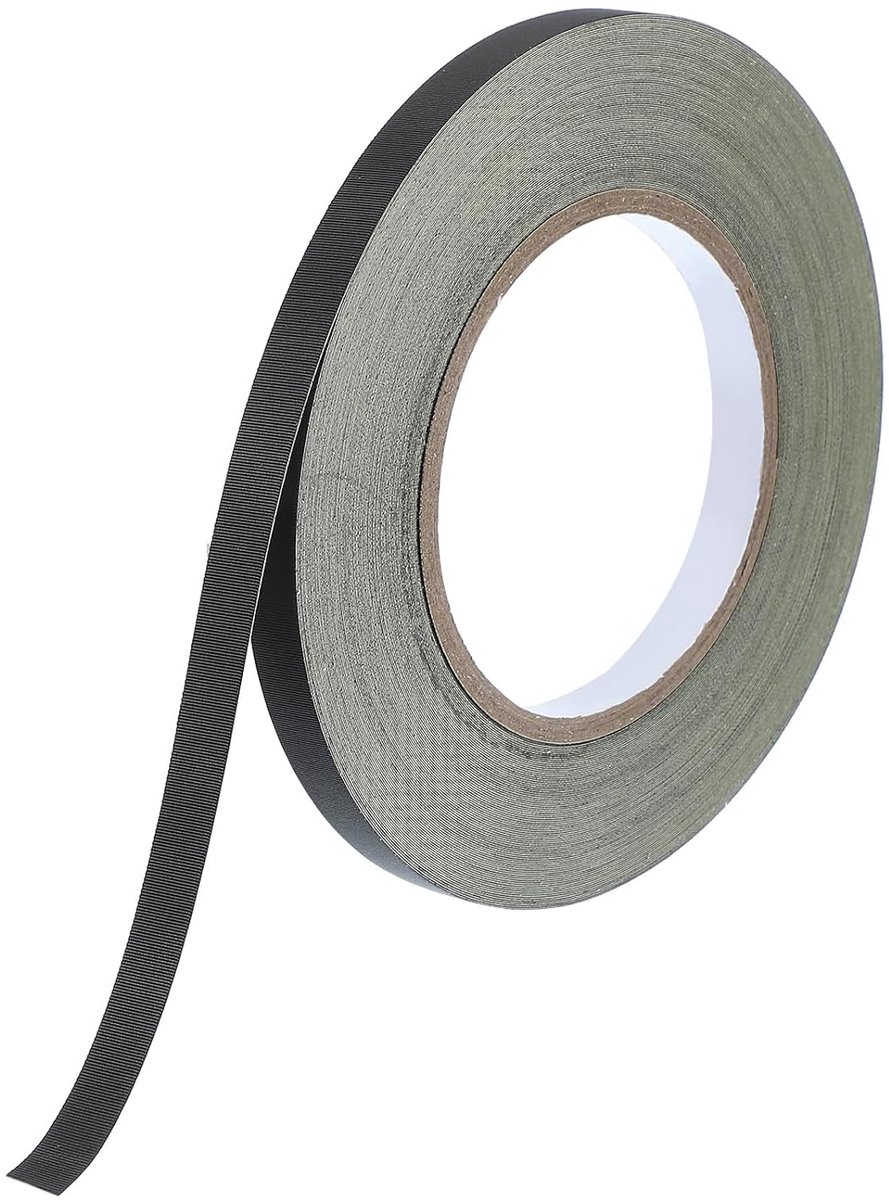 Acetaatweefseltape, 10 mm x 30 meter, zwart isolatieweefsel, plakband voor laptop, elektriciteit, auto, gitaarreparatie, kabelboom