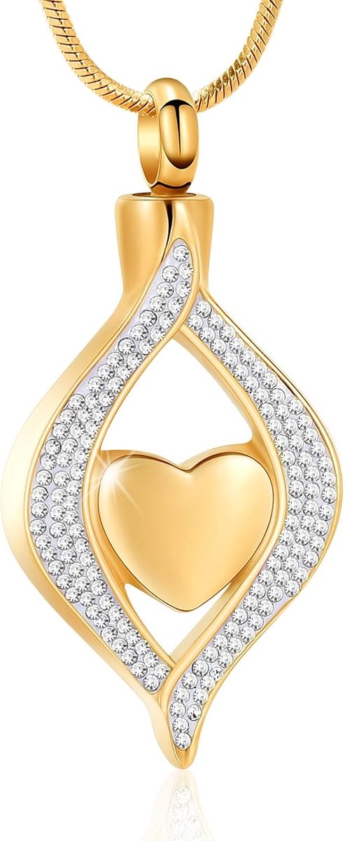 Crematie Sieraden voor Ashes Eye of My Heart Urn Ketting Hangers As voor Vrouwen Mannen Keepsake Memorial Urn Ketting voor Huisdier Mens