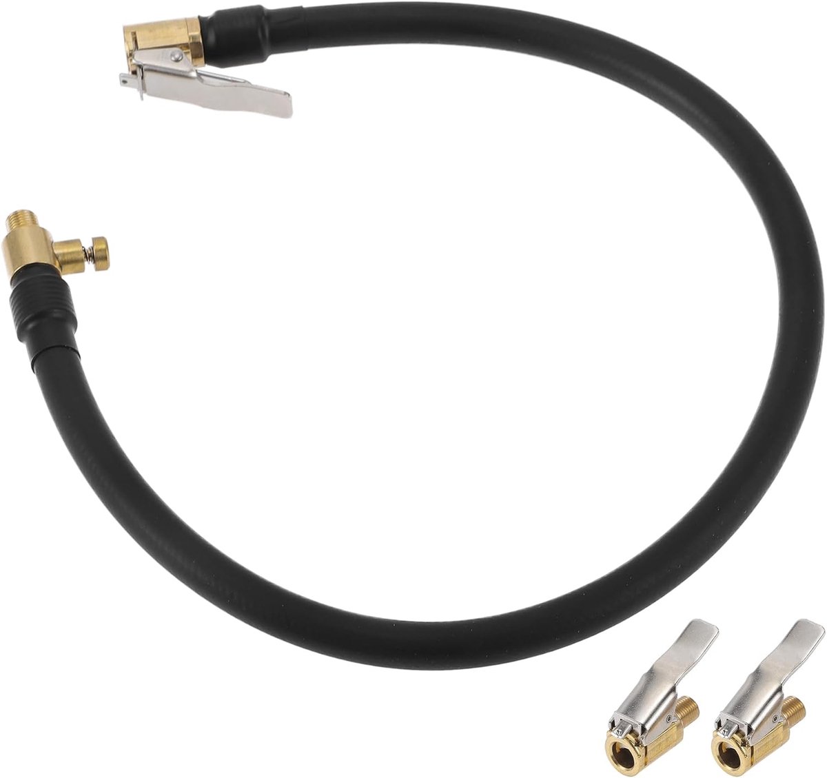 Bandenpomp Buisverlenging 0,305 Inch X 32 Tpi Duurzame Luchtpomp Banden Klepadapter Zwart 1 Set 19,69 Inch 12,6 mm Od Opblaasbaar