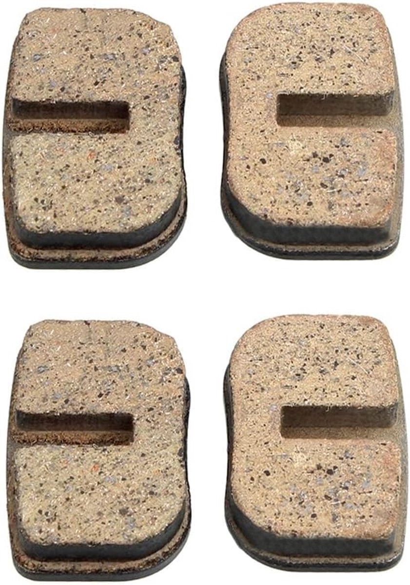 4 stks Asbest Gratis Mini Bike Remblokken voor Pocket Bike Crossmotor ATV Scooter, Universele Mini Bike Remblokken Met 6 mm/0.23 "Dikte