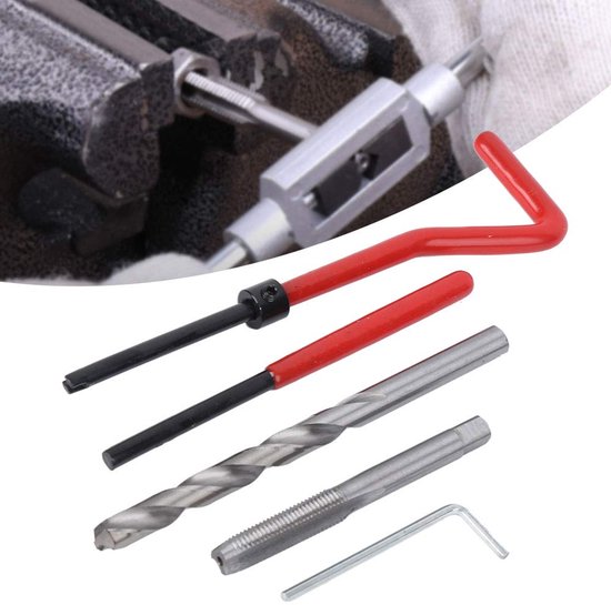 M7 Kit metaal 25 stuks M7 schroefdraad reparatieset met transparante kunststof doos voor verwerking machines — afbeelding 4