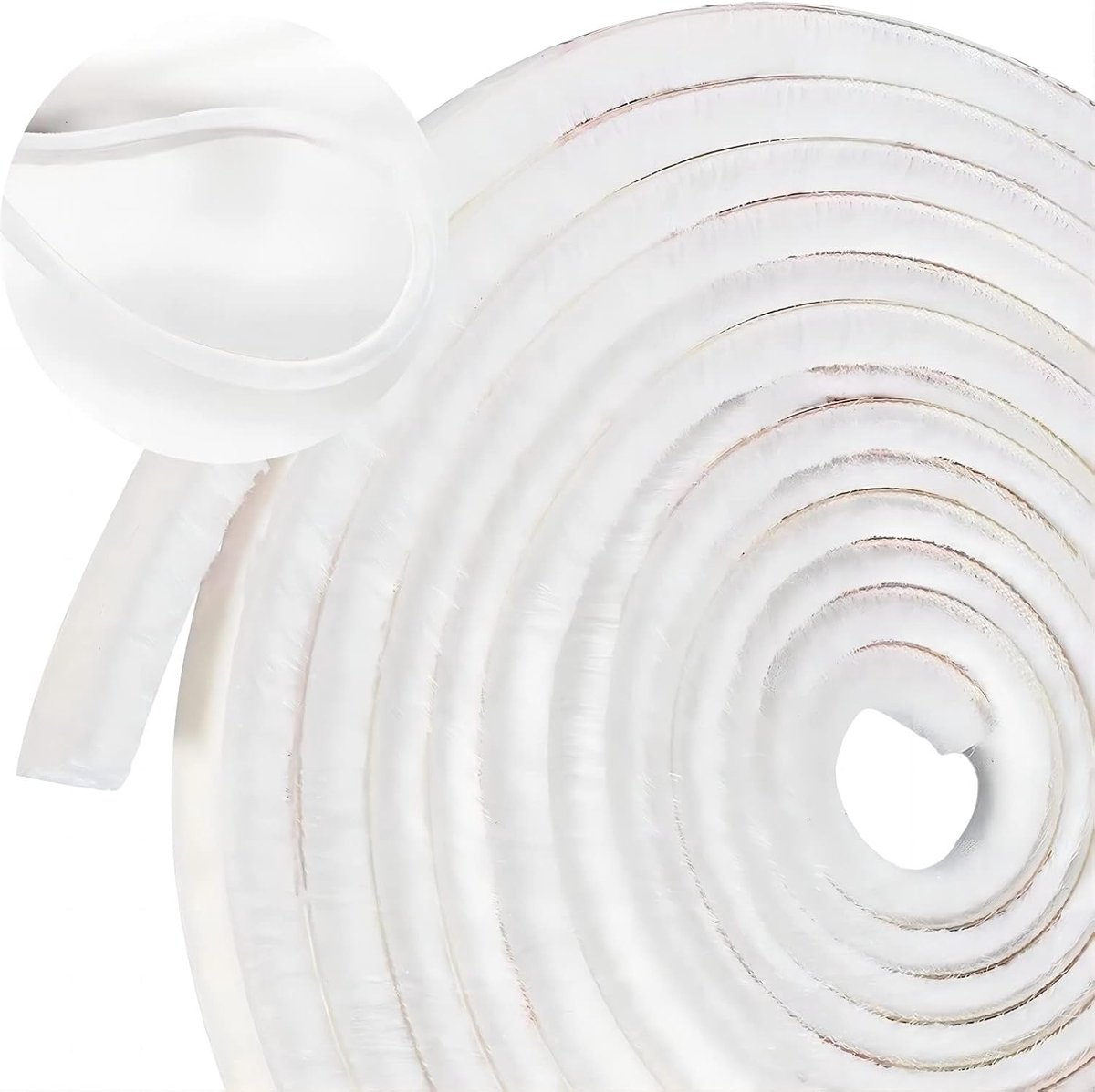 zelfklevende borstelstrip, afdichtstrip, winddicht, stofdicht, afdichtingstape voor schuifdeuren, ramen, garderobe, afdichtingsborstel