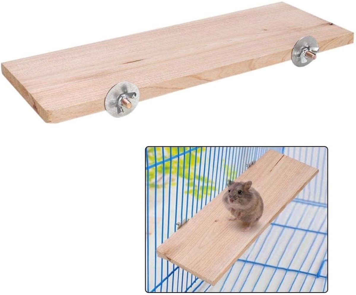 platform rechthoek natuurlijke hout stand platform huisdier pedaal board kooi kauwen speelgoed kleine dieren habitat decor voor muis chinchilla aardeekhoorn rat