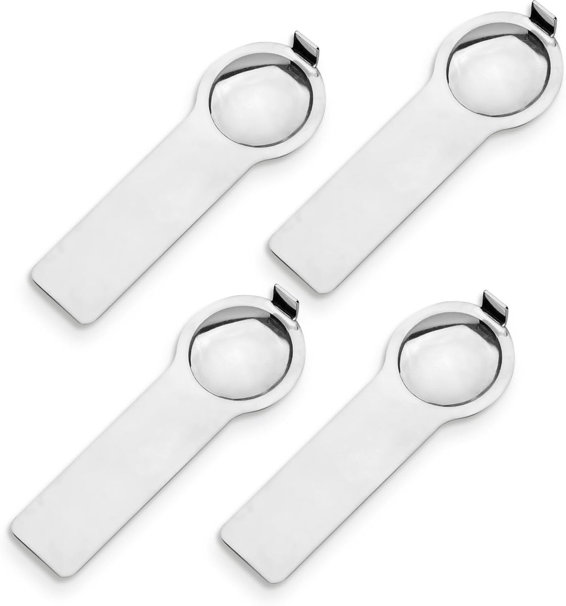 4 Stuks Italiaanse Charm Tools, 9mm Dubbelzijdig Italiaanse Charm Opening Tools Rond gevormd Armband Helper Tool voor Toevoegen en Verwijderen Bedelarmband Links