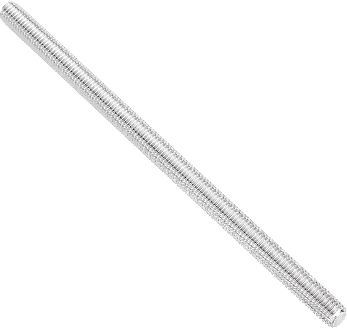 Schroefdraadstang 1/2-13 UNC 254 mm lengte, 304 roestvrij staal, volledig schroefdraadstaaf, schroefdraadschroef rechtse schroefdraad voor ankerbouten, klemmen, hangers en U-bouten