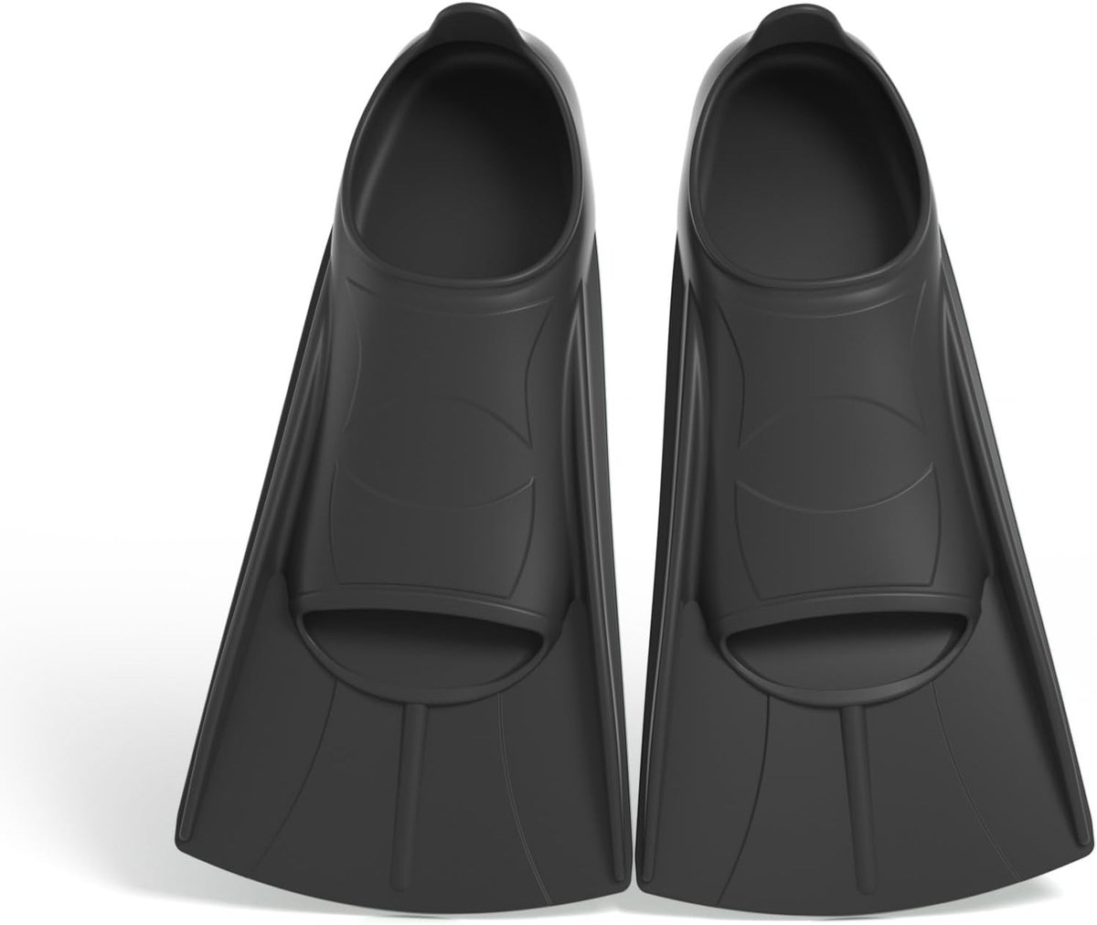 Zwemvliezen, korte zwemvliezen, siliconen snorkelvliezen, korte duikvinnen kinderen volwassenen, korte zwemvliezen training zwemvliezen unisex vinnen