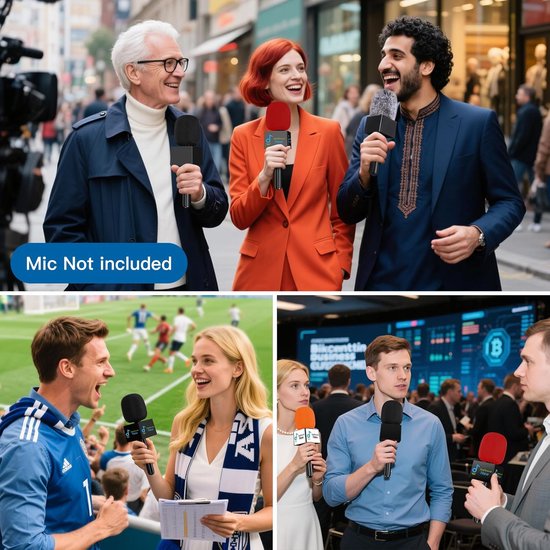 Handheld Adapter voor DJI Mic 2/Mini, Rode Wireless Go 2/3, Hollyland Lark M1/C1, BOYA Mini & More, Interivew Go Draadloze Lavalier Microfoonhouder, Interview Rig voor Vlogging Youtuber — afbeelding 4