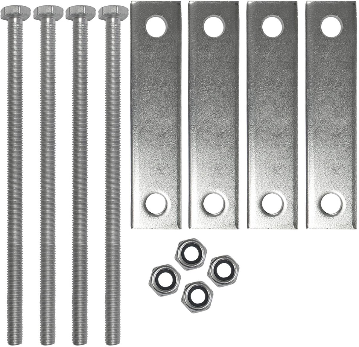 Disselbox, groen, gereedschapskist, truckbox, aanhanger, kist, afsluitbaar, aluminium box, transportbox, gereedschapskist, aluminium opbergdoos, uitvoering: montagemateriaal, uitvoering 2