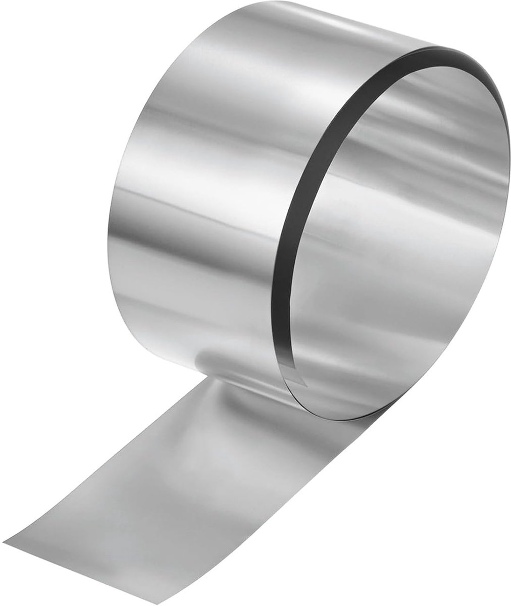 METERXITY 1 x aluminium knipperende rol, 1 m x 5,1 x 0 cm (l x b x h), metalen dakstrip voor weerbestendige metalen dakplaten