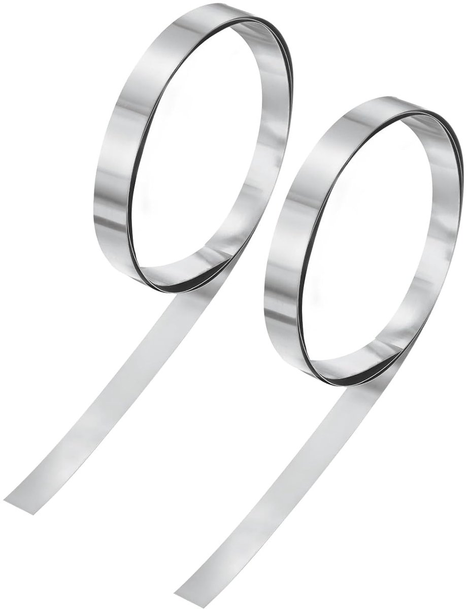 METERXITY 2 stuks aluminium strips, 3,3 ft x 0,4 inch x 0,004 inch (l x b x h), rol metalen plaat, dak voor knutselen/graveren/laser