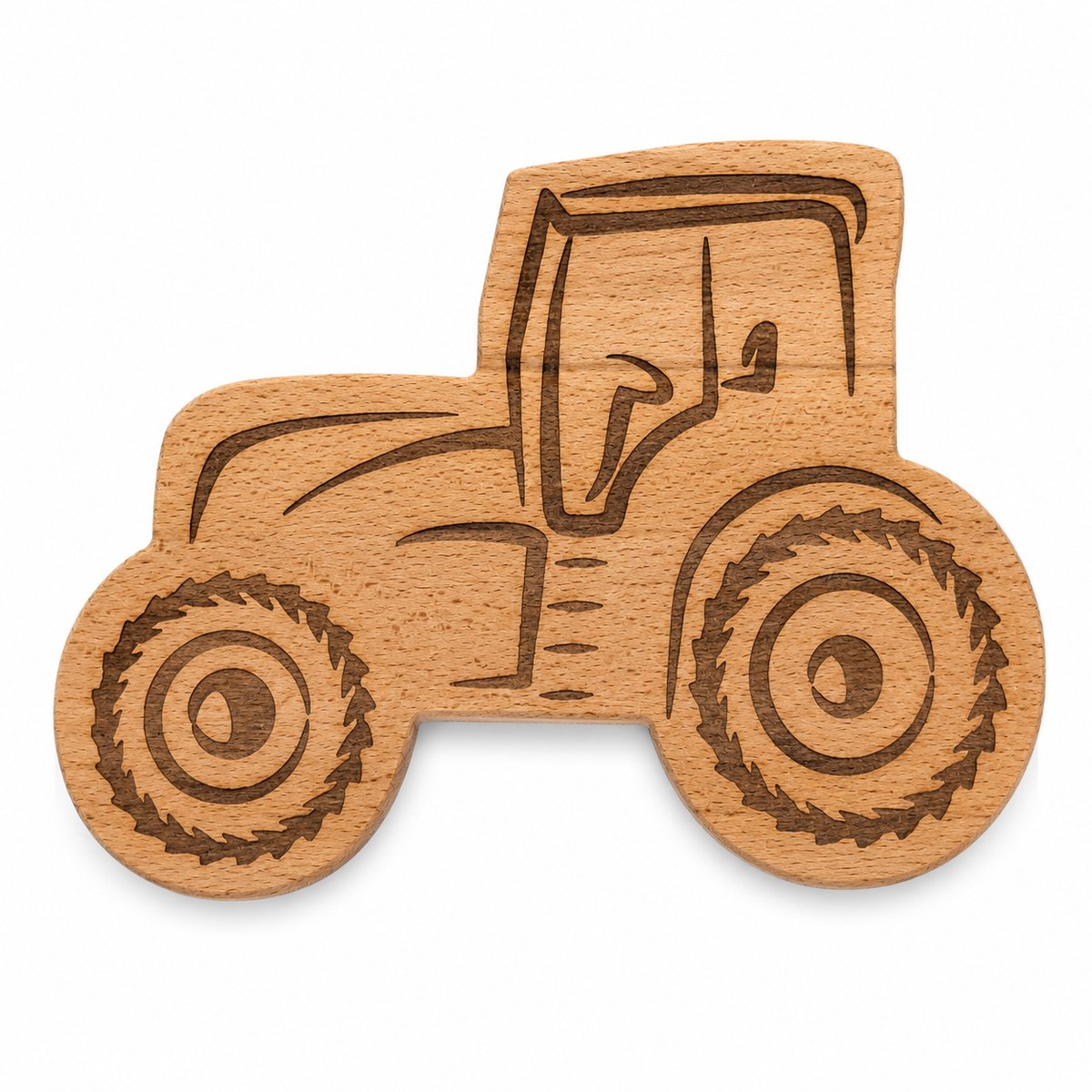 Tractor Borrelplank – Beukenhout – Snijplank en Serveerplank – 35 x 25 cm