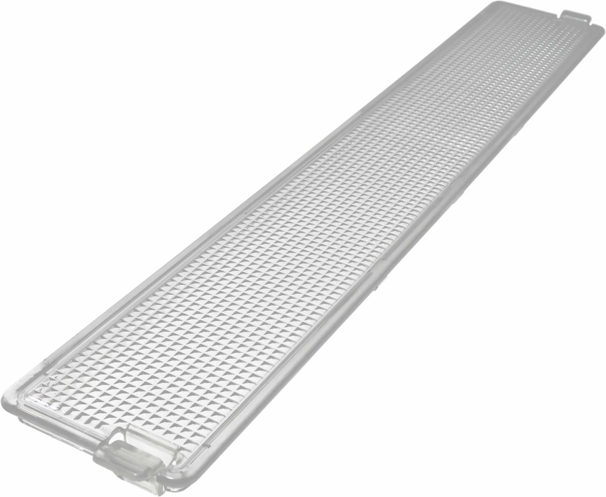 36,8 cm Dparts glaasje van verlichting afzuigkap - Geschikt voor Pelgrim Atag Zanussi AEG Electrolux SMEG - verlichtingsglaasje afdekking lampenkap - nr. 50285087008 - 366803 - 777050180