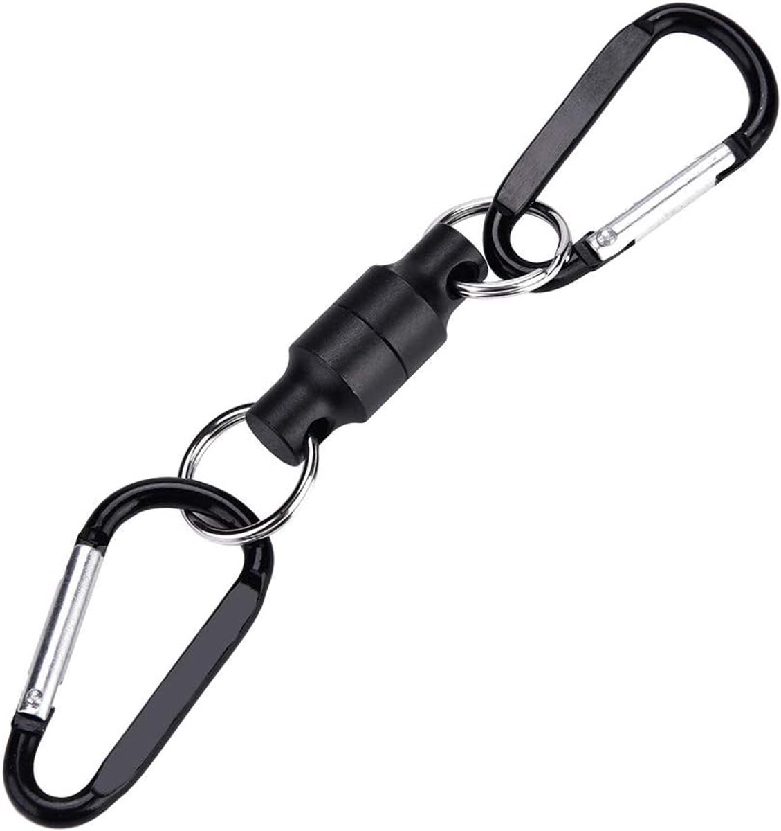 Fishing Magneetnet Release Clip Hangende Houder Lanyard Clip Karabijnhaak Enkel/Dubbele Sleutelhanger Haak Magnetische Gesp