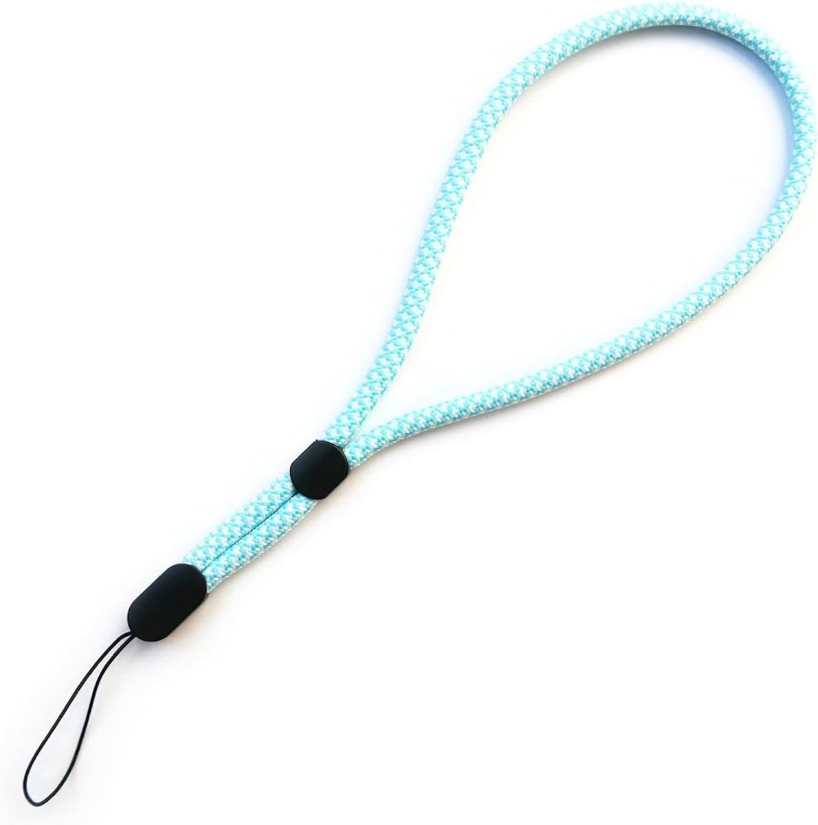 trage.band® Korte verstelbare polsband, wit-blauw