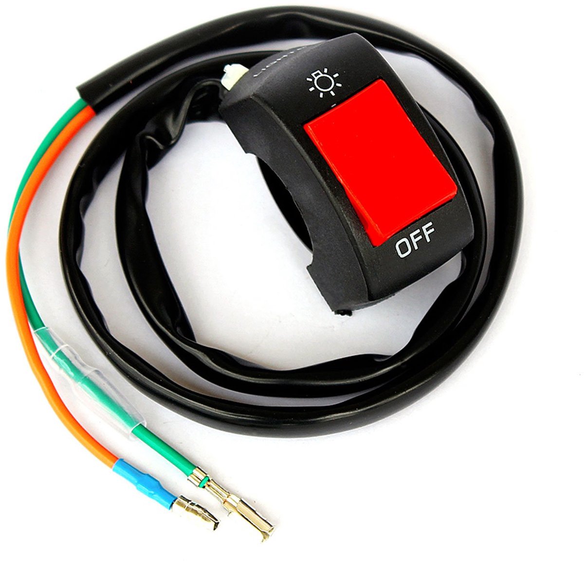 7/8 "Universele Motorfiets Stuur Schakelaar Mistlamp/Spot Licht Schakelaar voor U5 U7 U2 LED Koplamp Scooter Electrombile