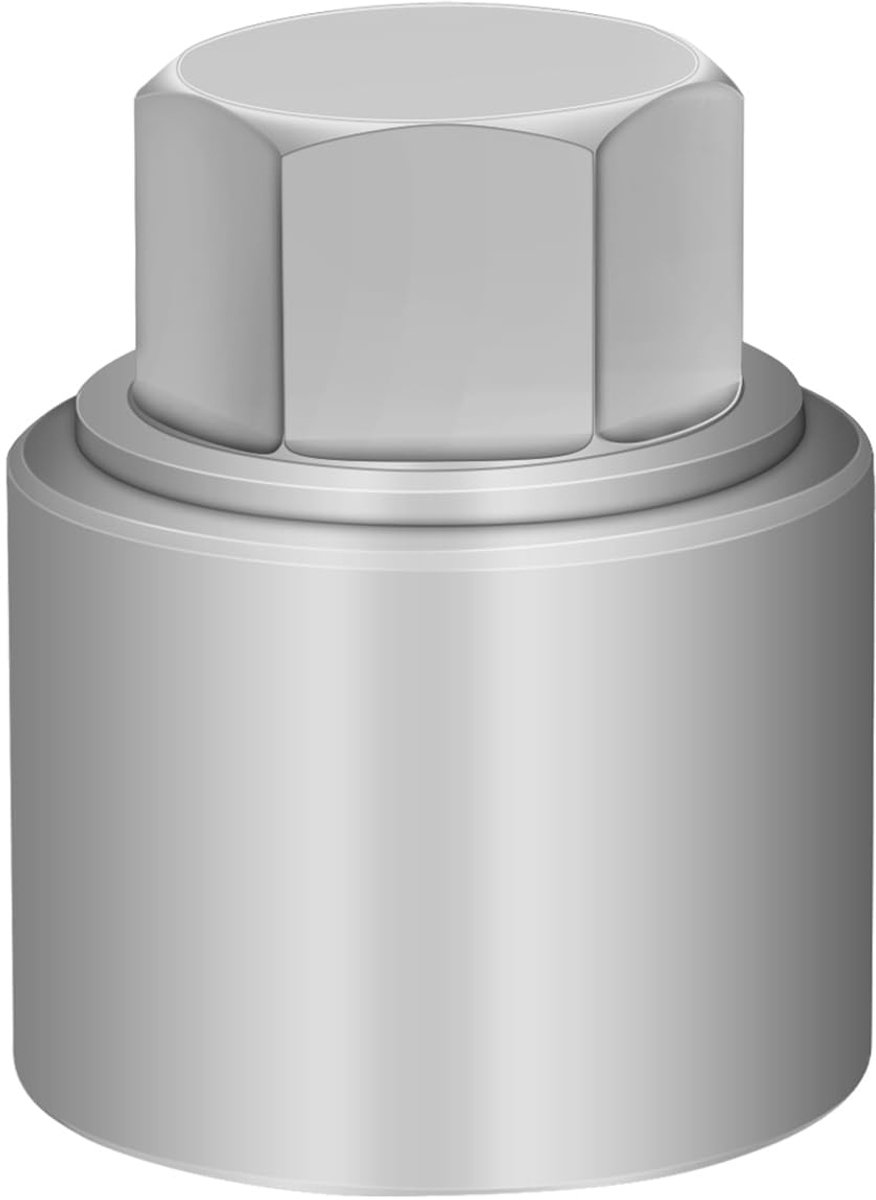 528 Wielborgmoer sleutel compatibel met VW VAG Volkswagen, (socket OD 28 mm - ID 25 mm), wielslot moer socket adapter, anti-diefstal lug verwijderingsgereedschap, anti-diefstal