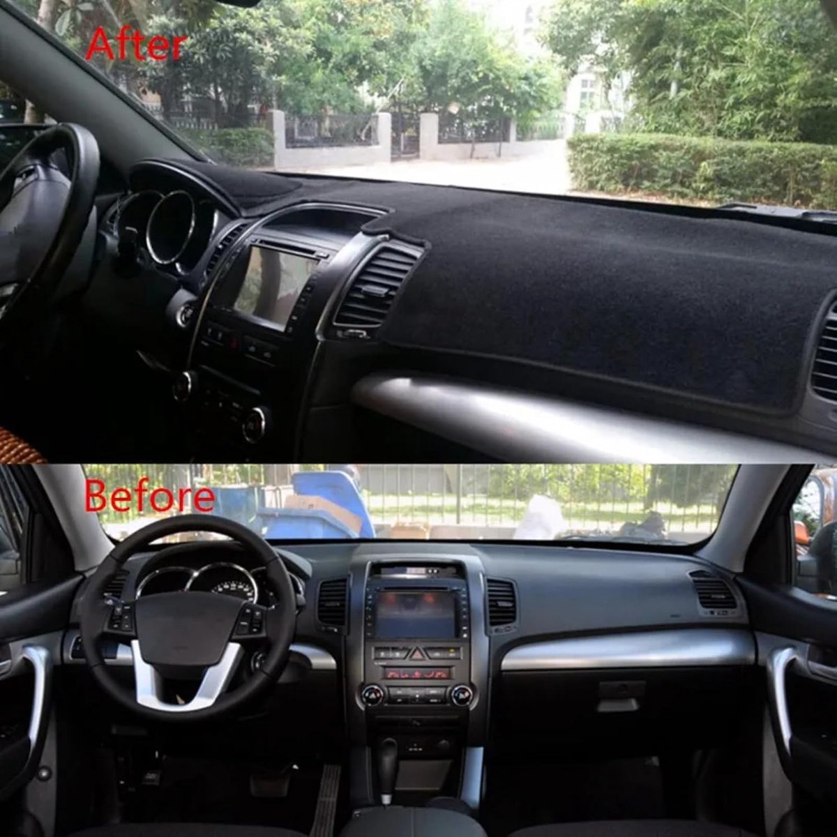Styling Dashmat Dashboard Cover Mat Pad Anti-UV Zonnescherm Tapijt Kussen Accessoires Voor Kia Voor Sorento 2009-2014
