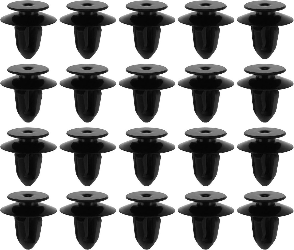20 stuks deurbekleding paneel houder clip deur kaart trim paneel clips 7H0843213 deurbekleding bevestiging clip deur interieur gesp compatibel met VW T5 T6, zwart