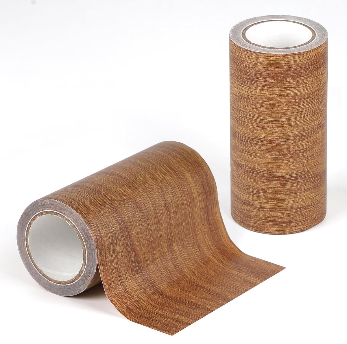 lalago Reparatietape voor meubels met houtnerf, 15 cm x 4,57 m, houteffect, reparatietape voor vloer, muur, tafel, realistische houtnerf (bruin)