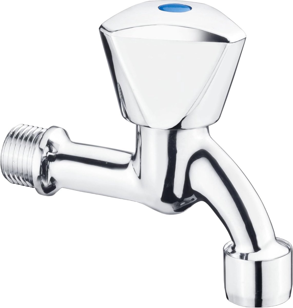 TEC300901 Sanitair-model, 1/2 inch, chroom