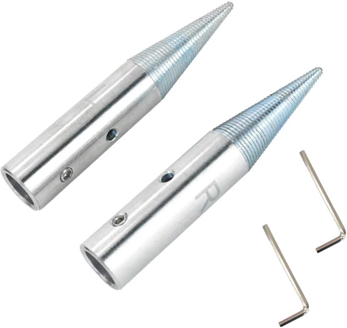 5/8 "(16 mm) Spindel Taps Schroefdraad Adapter Links & Rechts Paar Geschikt voor 3/16" tot 13/16" Arbor Hole Polijstschijf voor Bench Grinder