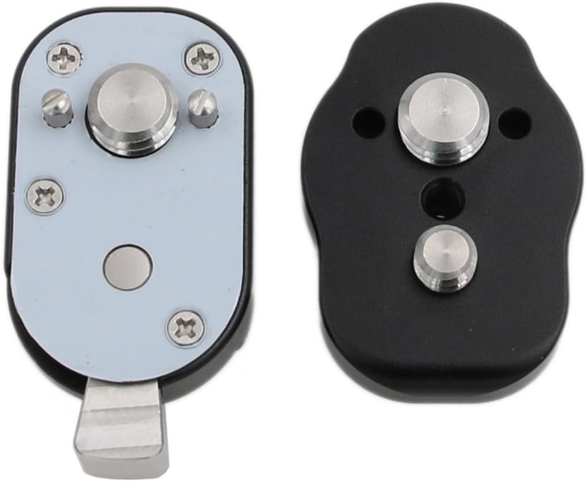 Quick Release Lock Mount Plate Beugel voor ARRI RED Camera Monitor Draadloze Focus Motor 3/8 "1/4 Schroef (zwart)