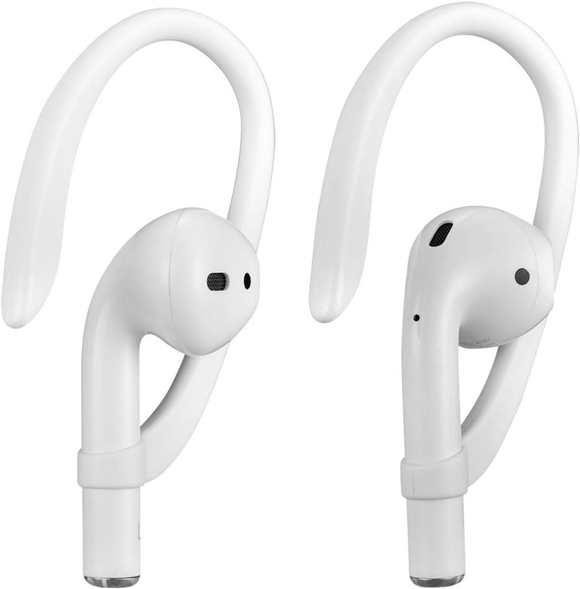 Oorhaken voor AirPods 1 AirPods 2 AirPods 3 AirPods Pro en AirPods Pro 2, ICARER Sportactiviteiten Headset Oorhaken voor Apple AirPods 1 AirPods 2 AirPods 3 AirPods Pro en AirPods Pro 2-Wit
